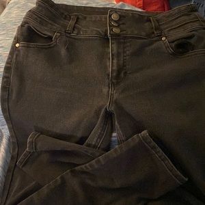 Woman’s size 12 black stretchy jeans brand D.jeans